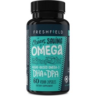 Ocean Saving Omega, Algae Omega 3, DHA Supplement, 2-Month Supply, Sustainably Sourced, Highest Leve
