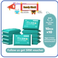 ⭐ ⭐READY STOCK⭐ ⭐ ♂Deeyeo 75 Alcohol Wipes 100 PcsBox（Special for pregnant and infants）♗