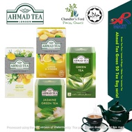 Ahmad Tea Green Tea Pure / Lemon & Ginger / Detox Tea 20 Tea Bag