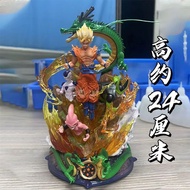 Dragon Ball GK Series Goku Shenlong Figure High-Quality Version Super Three Goku Figure Ornament Model