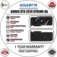 USED GIGABYTE AORUS GeForce RTX 2070 XTREME 8G Graphics Card 8GB 2304SP GDDR6 8GB 1 Year Warranty