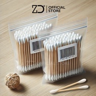 PREMIUM BAMBOO COTTON SWABS BUDS (100 PCS x 1 PACK)