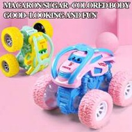 Inertial Stunt Flip Car, Off-Road Vehicle, Toy Car Simulation Model, Small Car, Shock-Resistant 4WD 