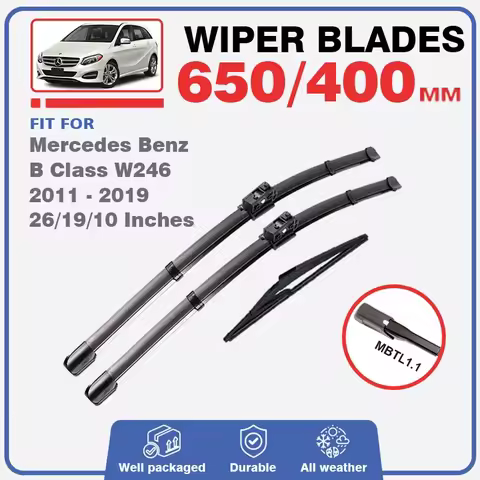 Front / Rear Wiper Blade For Mercedes Benz B Class Klasse W246 2011 - 2019 Windscreen Windshield Acc