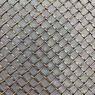 Woven Stretch Mesh Metal Aluminum Sheet Exterior Curtain Aluminum Sheet Diamond Hole Decorative Mesh