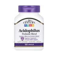 21st Century Acidophilus Probiotic Blend | 100 Capsules | ดูแลลำไส้ เสริมภูมิคุ้มกัน (No.3862)