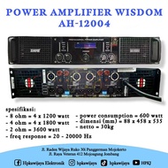 POWER AMPLIFIER WISDOM AH-12004 Power Ampli Wisdom AH12004 AH 12004