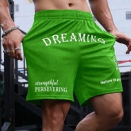 Sport Corelite Boyfriend Style Men Letter Graphic Sports Stretchy Shorts Gym Shorts Short Boyfriend 