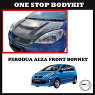 PERODUA ALZA FRONT BONNET (FIBER GLASS)SKIRT LIP BODYKIT