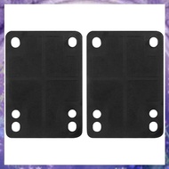 (Y W Z H)Rubber Skateboard Riser Pad 1/8 3Mm Pack Of 2