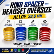 Berjaya Bike - Ring SPACER HEADSET OVERSIZE ALLOY 1 1/ 8" 28.6 MM | 30MM BICYCLE SPACER STEM