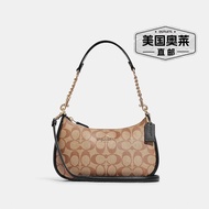 Coach Outlet Teri Shoulder Bag In Signature Canvas - gold/br