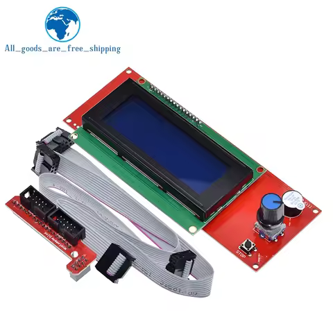 TZT 1/3PCS 3D Printer 2004 LCD Controller with SD card slot for Ramps 1.4 - Reprap Display For 3D Pr