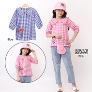 KATUN (SIZE 3-8 YEARS) FASHION CLOTHING GIRLS' LONG SLEEVED BLOUSE COTTON TOPS - 2565rp