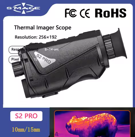 Handheld Thermal Imaging Monocular 15mm Lens Telescope 256x192 Infrared Thermal Imager Waterproof Wi