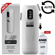 Adam Superman sex toy for man for men auto automatic thrusting sucking suction vibration alat seks L