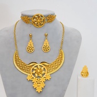 European American Fashion Jewelry Ladies Exaggerated Large Set Necklace Set 3.8 Women's Day Gift Acc