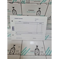 Kingdex Payment Voucher 100 sheets x1 ply payment voucher receipt paper payment receipt Voucher cash