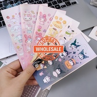 [ Wholesale Prices ] Self-adhesive Seal Patch - Sanrio Cartoon Laser Sticker - Hand Account Envelope Sticky Paper - Packing Bag Present Box Paster - Wedding Festival Decor Label