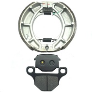Motorcycle Front Rear Brake Pads Shoe Set For SUZUKI GN125 1982 1983 1984 1985 1986-1990 GN125H Chin
