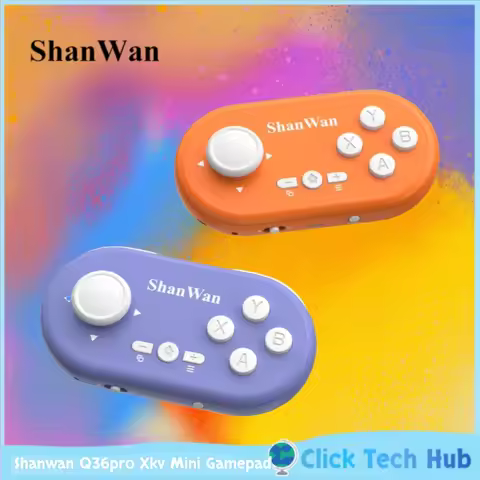 Shanwan Q36pro Xkv Mini Gamepad Hall Joystick Gyroscope Portable Controller for Pc Simulator Multi-M
