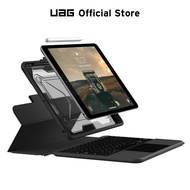 UAG iPad 10.2" (2021 / 2020 / 2019) Rugged Case and Rechargeable Bluetooth Keyboard with Trackpad iPad Casing Cover