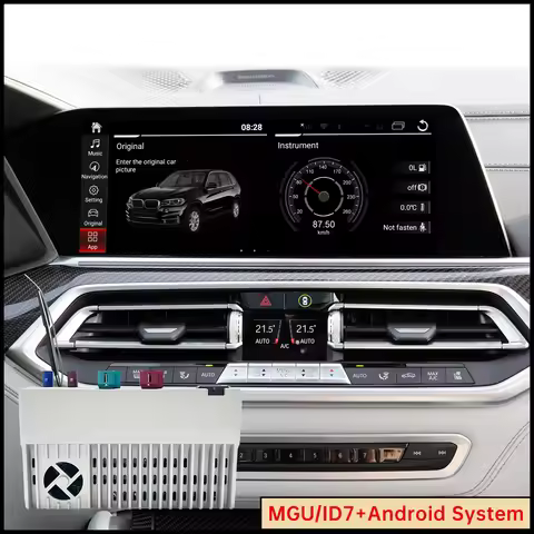 Apple Car Play retrofit for BMW X5 G05 Android Auto screen mirroring Android app to 10.25 inch car s