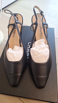 Chanel Slingback Heels