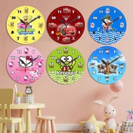 Unique Character Wall Clock / Wooden Clock