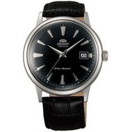 Orient Bambino Dome Crystal Japan Automatic Black Gent's Leather Watch SAC00004B0