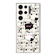 [S24ultraS23ultra] HI-SHIELD Stylish เคสใสกันกระแทก Samsung รุ่น ME & YOU