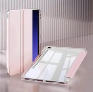 Others - 適用於三星Samsung Tab S9+ / S9plus 12.4" 亞克力平板保護套 智能睡眠功能防撞殼 [粉色]