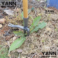 YANN Weed Remover Tool, with Long Handle Stand Up Weed Puller Tool, Durable 4-Claw Garden Hand T Det