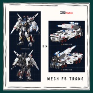 Mech F5 transformation assembly toy Miu's rocket car toybox