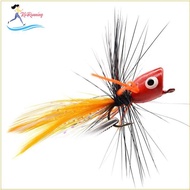 [Whweight] 10 Fly Fishing Popper Fly Fishing Lures Fly Fishing Fly Fishing Lures for Crappie Steelhe