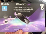 wifi 手指 D-Link EXO AX AX1800 Wi-Fi 6 USB Adapter