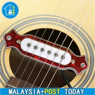 6 String For Cigar Box Guitar Parts Accessories Guitar Pickup Acoustic Guitar Soundhole Pickup