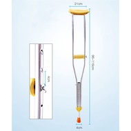 ZEEBE Tongkat Ketiak Bantu Jalan Aluminium Height Adjustable Auxiliary Shoulder  (1 Pcs)