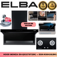Elba Kitchen Hood Monza EH-Q9327ST(BK) Cooking Cooker Hood Kitchen Penyedut Asap Dapur Masak Memasak