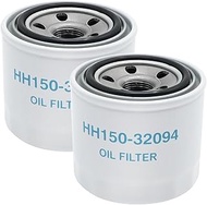 Vkinman 2Pcs HH150-32094 Engine Oil Filter Replacement for Kubota BX2200D BX22D BX23D B2100 B2150 B2