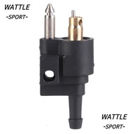 WATTLE  Tank Connector, Male Thread Plastics Motor Boat Accessories, Outboard Engine Black Male Conn