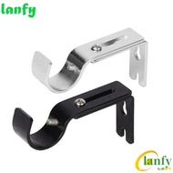 LANFY Curtain Rod Bracket Practical High Quality With Screws Heavy Duty Extendable Adjustable Curtain Rod Support