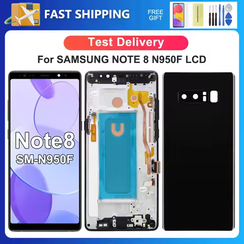 For Samsung Note 8 Tested For Note8 N950F N950U N950W N950FD LCD Display Touch Screen Digitizer Asse