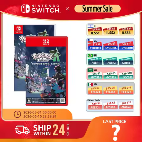 Pokemon Legends Z-A - Nintendo Switch 2 Games Cartridge Physical Card TV Tabletop Handheld