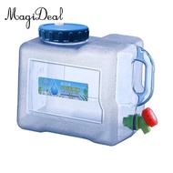 MagiDeal 5/7.5/8 Liters of Pure Water Bottle Mineral Water Bottle Portable Bucket