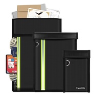 3Pack Fireproof Faraday Bag for Laptops, Tablets, Radio, Cell Phone, Car Keys, RFID Signal Blocking