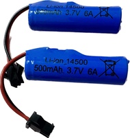 CC Toys Battery 14500/18650 3.7V 500/1200mAh SM-2P Li-ion
