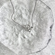 【 日本直送 名牌中古包 】Christian Dior 迪奧 手鍊 銀色 Logo vintage 古董 absmmc