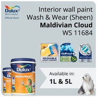 Dulux Interior Wall Paint - Maldivian Cloud (WS 11684)  - 1L / 5L