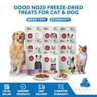 Good Noze Freeze-Dried Treats For Cat & Dog 60g-100g - Complete Meal, High Protein, Grain-Free